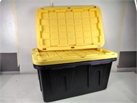 Commander 27 gallon storage totes (2) with lids