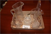 lot of glassware