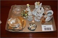 lot of decorative glassware
