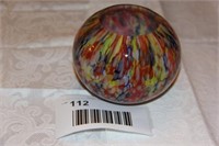rose bowl - multi colored glass