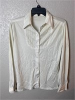 Vintage 1970s Polyester Button Front Shirt