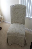fabric covered side chair