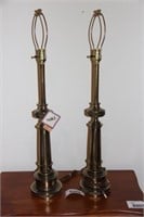 pair of Stifel lamps - metal
