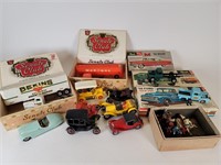 1950s 60s Vehicle Model Kits, All are built.