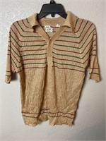 Vintage 1970s Port of Call Striped Polo Shirt