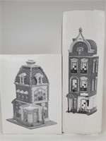 2 Dept 56 Christmas in the City Buildings