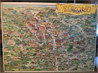 Large “City of Kokomo” on core board