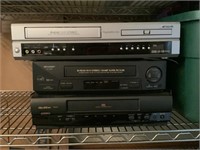 DVD/VCR combo and 2 - VCR’s