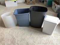 4 - small trash cans