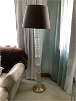 Crystal floor lamp