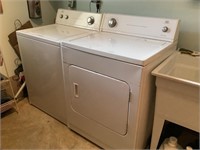 Roper electric washer and dryer