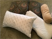 5 - assorted pillows