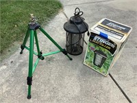 Commercial sprinkler and 2 bug zappers