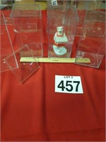 4 display boxes removable lid clear