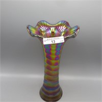 Imp. Ripple vase-9.74"lavender