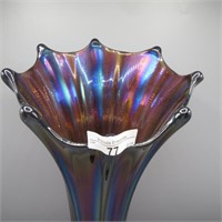 Imp. 18" elec. purple Morning Glory funeral vase