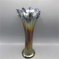 Nwood 11" purple Thin Rib vase