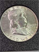 1963 Franklin Half dollar NICE