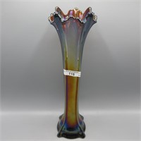 Mburg 12.25" purple Four Pillar vase