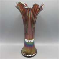 Nwood 9.5" purple Thin Rib vase