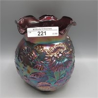 Cont. Imperial red Sunflower vase