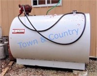 500 gal Fuel Tank w/ electric meter/pump