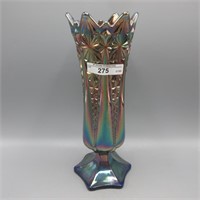 Brockwitz 9.25" bue Prism Panels vase