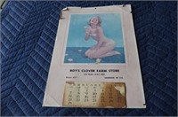 Roy's Clover Farm Store Pin-up Calendar