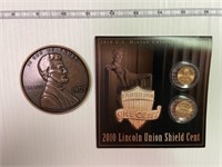 2010 Lincoln Union Shield Cents Large Penny