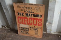 Tex Maynard Circus Poster