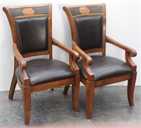 Pair of Ashley Monarch Valley Armchairs