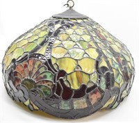 Tiffany Style Stained Glass Dome Chandelier
