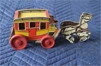 Wood Stage Coach Toy