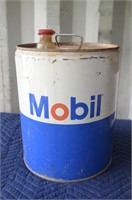 Mobil 5 Gallon Can