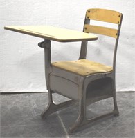 Vintage Child's School Desk and Chair