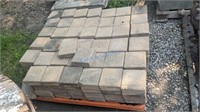 1 skid of small square pavers