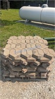 1 skid small patterned pavers