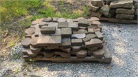 1 skid of small shaped pavers