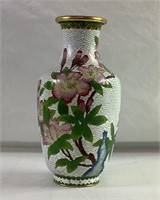 10" vintage cloisonné Vase