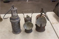 (3) Antique Lanterns