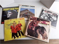 LOT - COUNTRY AND WESTERN VINYL RECORDS