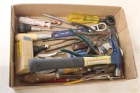 Flat of Pliers, Punches, Hammer, Etc
