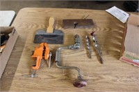 Drill Brace, Molding Plane & Other