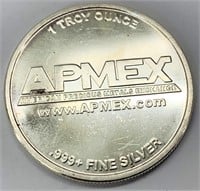 APMEX 1 oz silver round