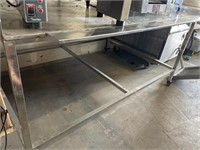 SS Rolling Prep Table