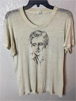 Vintage 1970s James Dean Drawing Graphic Shirt