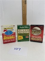 Baseball Sets 1982 1985 1986