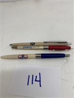 Oil Company Advertising Pens