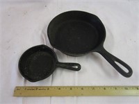 Cast Iron Frying Pans with Heat Rings