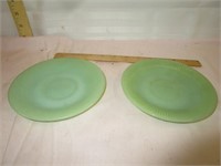 Fire King Jadeite Saucers